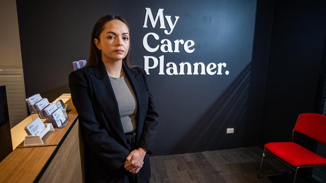 Gabby Hall, Managing Director My Care Planner, is shutting her business in August. Pictured at her Adelaide office. Picture: Tom Huntley