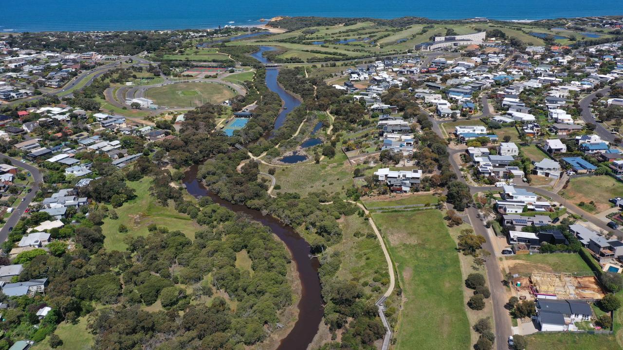 A shrinking land supply is helping drive prices up in many regional areas including Torquay, where the last development site of scale is now for sale. Picture: Alan Barber