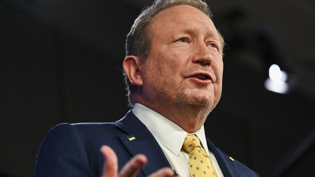 Mining billionaire Andrew “Twiggy” Forrest. Picture: NCA NewsWire / Martin Ollman