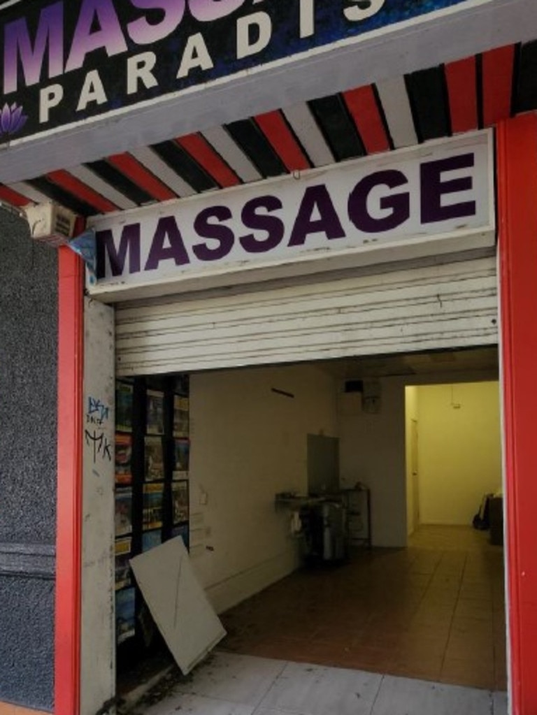 The entrance to the tenancy previously used as a massage salon. Picture: Supplied