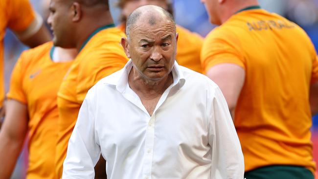 Eddie Jones’ team picked up their first win since his return. Picture: Warren Little/Getty Images