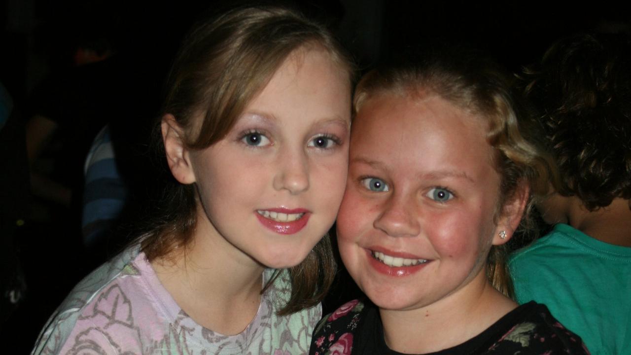 Olivia Crispin and Haylee Butler at the Blue Light Disco at Slade Hall on Friday, June 3. Photo Deanna Millard / Warwick Daily News