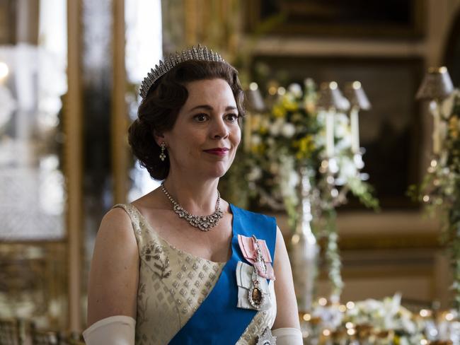 Olivia Colman portrays the Queen in the smash-hit series The Crown. Picture: AP