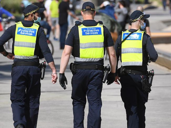 The Lord Mayor claimed the introduction of Community Safety Officers will be the “biggest change” to safety and policing in Victorian since the introduction of PSOs. Picture: AFP