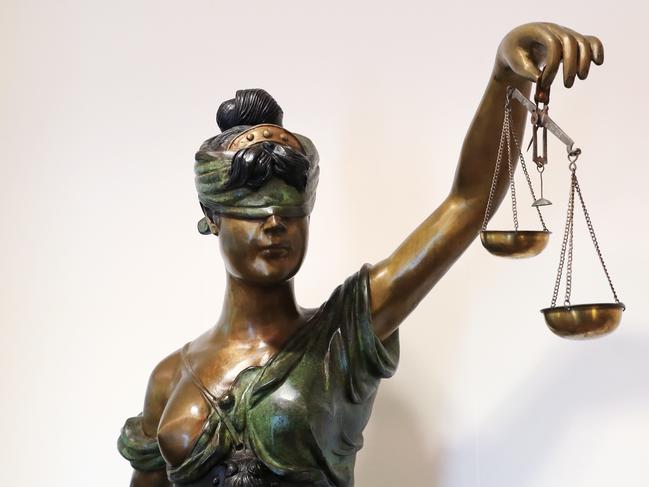 Cairns court - Lady Justice and the scales of justice. Picture: Brendan Radke