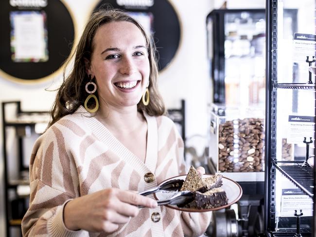 Hannah Shoham at Collide Wholefoods. Picture: Eddie Safarik