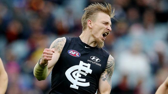 Dennis Armfield is a cult hero at Carlton. Picture: Wayne Ludbey