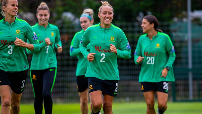 The Matildas train at Montpellier, France during their 2019 World Cup campaign. PIC: FFA