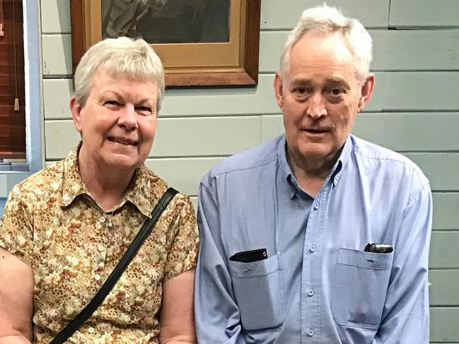 Ian Wilkinson (right) survived the deadly mushroom lunch but his wife Heather did not. Picture: Supplied