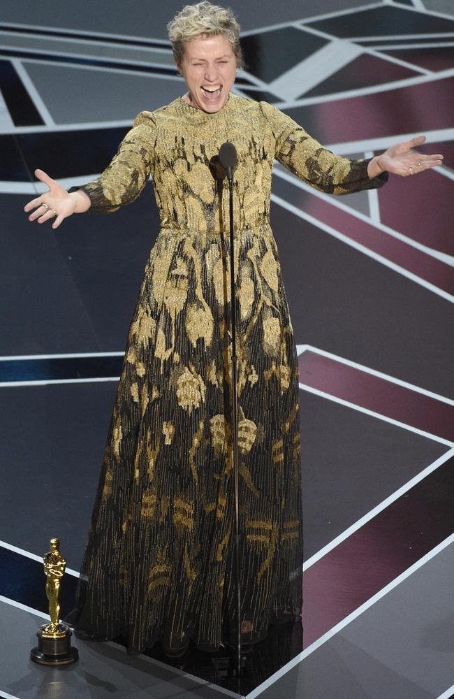 Frances McDormand. Picture: AP