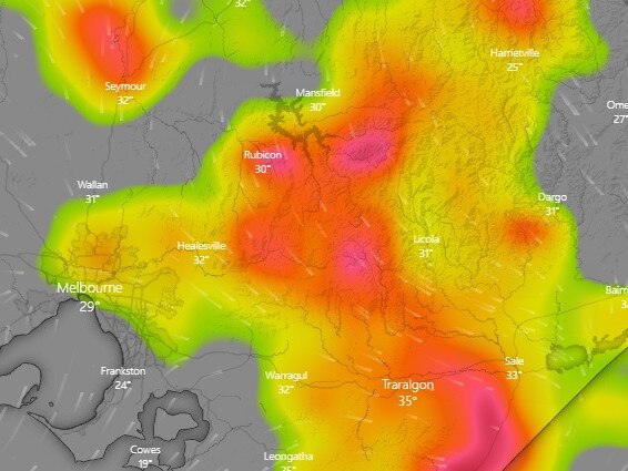 Thunderstorms are forecast in parts of Victoria with strong winds and high grass pollen levels.