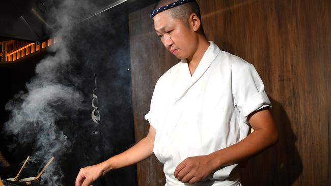 Chef Akihiro Kitade. Picture: John Gass