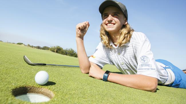 Golfer Cooper Grant loves the challenge his sport provides.