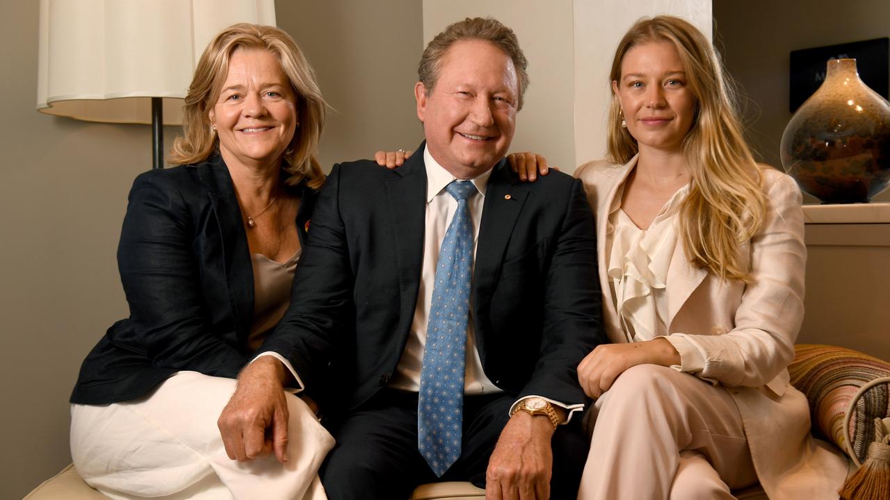 Ms and Mr Forrest with their daughter Grace. Picture: Tricia Watkinson