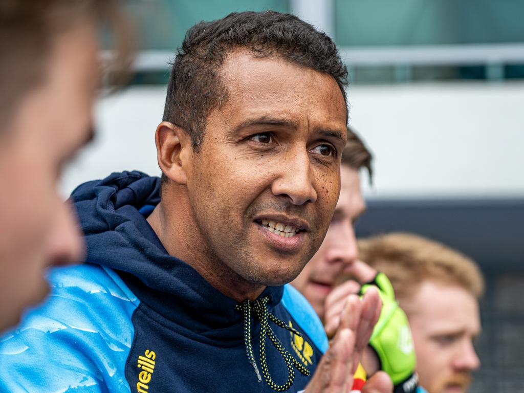 Canberra Chill men's Hockey One coach Seyi Onitiri. Picture: Supplied by Hockey Aus.