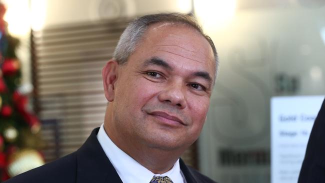 Gold Coast Mayor Tom Tate a evendale council chambers talking about his health and cultural precinct at council meeting. Picture Mike Batterham