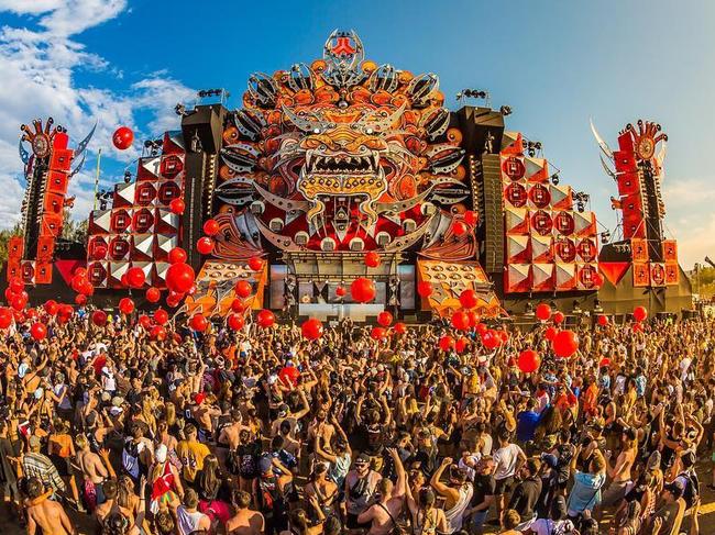 An instagram post of the Defqon Music Festival last year. Picture: Instagram