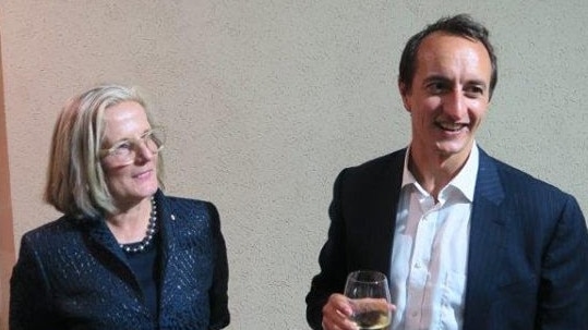 Lucy Turnbull with Australian Ambassador Dave Sharma