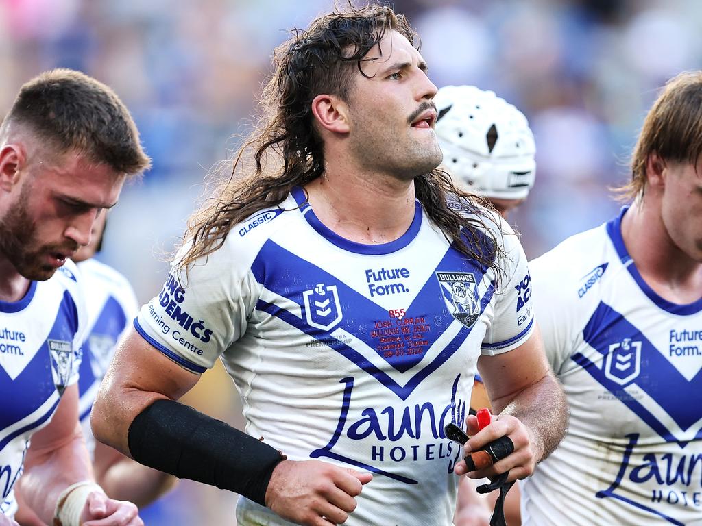 Hussain says Josh Curran will ask Bulldogs coach Cameron Ciraldo to be there. Picture: Getty Images