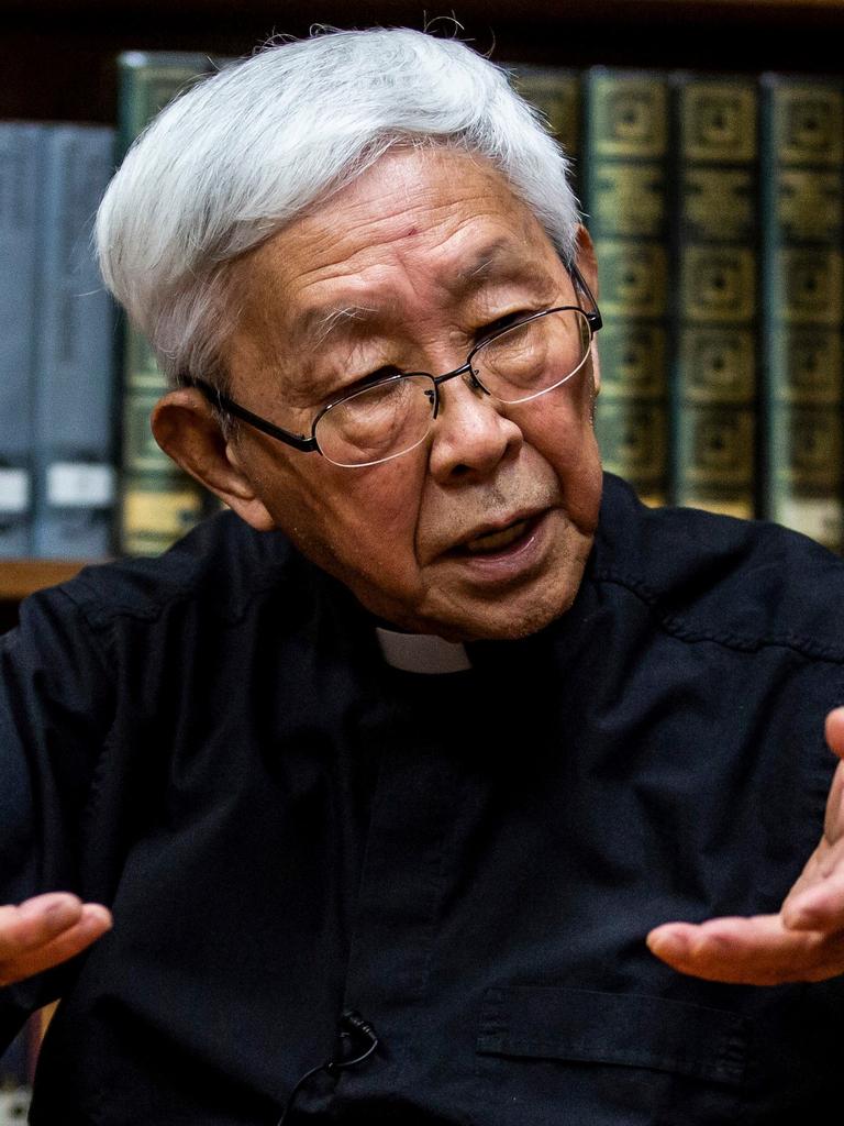 Cardinal Joseph Zen is one of the most senior Catholic clerics in Asia. Picture: Isaac Lawrence / AFP