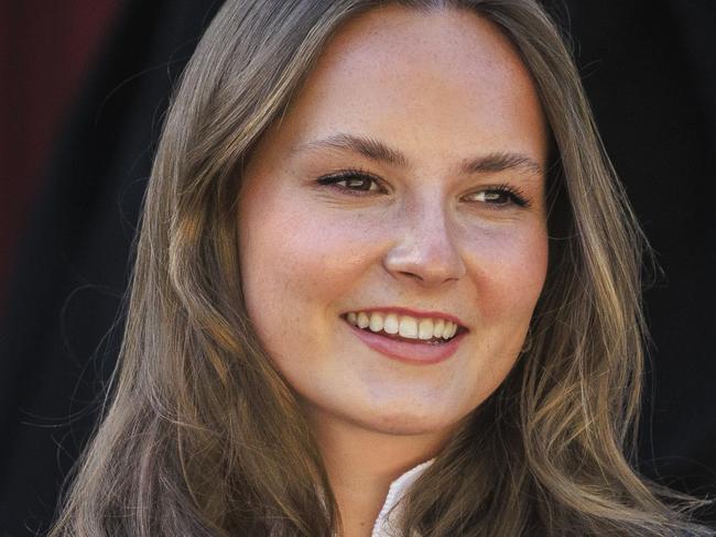 OSLO, NORWAY - MAY 17: Princess Ingrid Alexandra of Norway attends the Norwegian Constitution Day with the children's parade at their residence Skaugum on May 17, 2025 in Oslo, Norway. (Photo by Per Ole Hagen/Getty Images)
