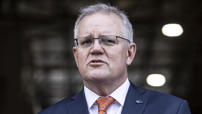 Prime Minister Scott Morrison has raised concerns about Victoria’s attempt to extend the state of emergency. Picture: Gary Ramage