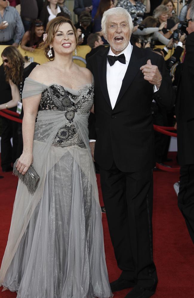 Van Dyke and Silver at the SAG Awards in 2012. Picture: AP Photo/Matt Sayles