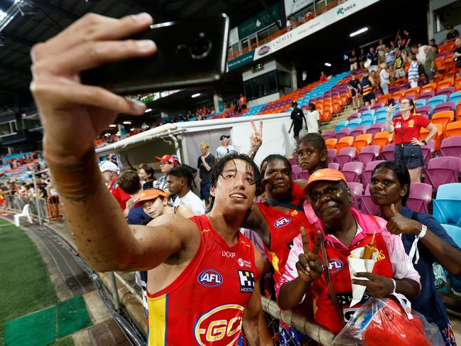 The Suns have turned Darwin into a home away from home, but it has left fewer opportunities for fans on the Gold Coast to watch their team play. Picture: Getty Images