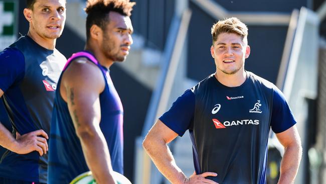 The Qantas Wallabies train at Wests Bulldogs Rugby Union Club, Brisbane. James O'Connor. Photo: Rugby AU Media/Stuart Walmsley