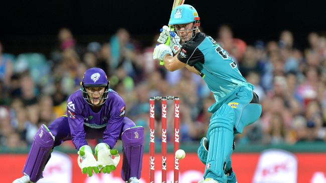 Chris Lynn is the undisputed King of the long ball in the BBL. Picture: Getty