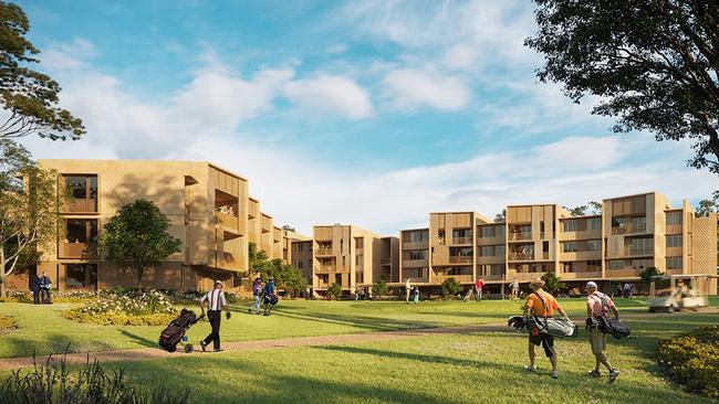 The Ninth Middle Ridge will comprise 85 apartments with parkland golf course views.