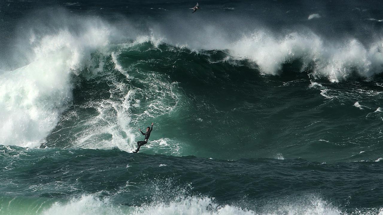 Surfers stoked by big swell