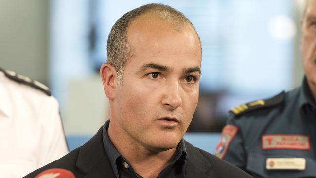 Victoria’s Acting Premier and Minister for Emergency Services, James Merlino. Photo: AAP