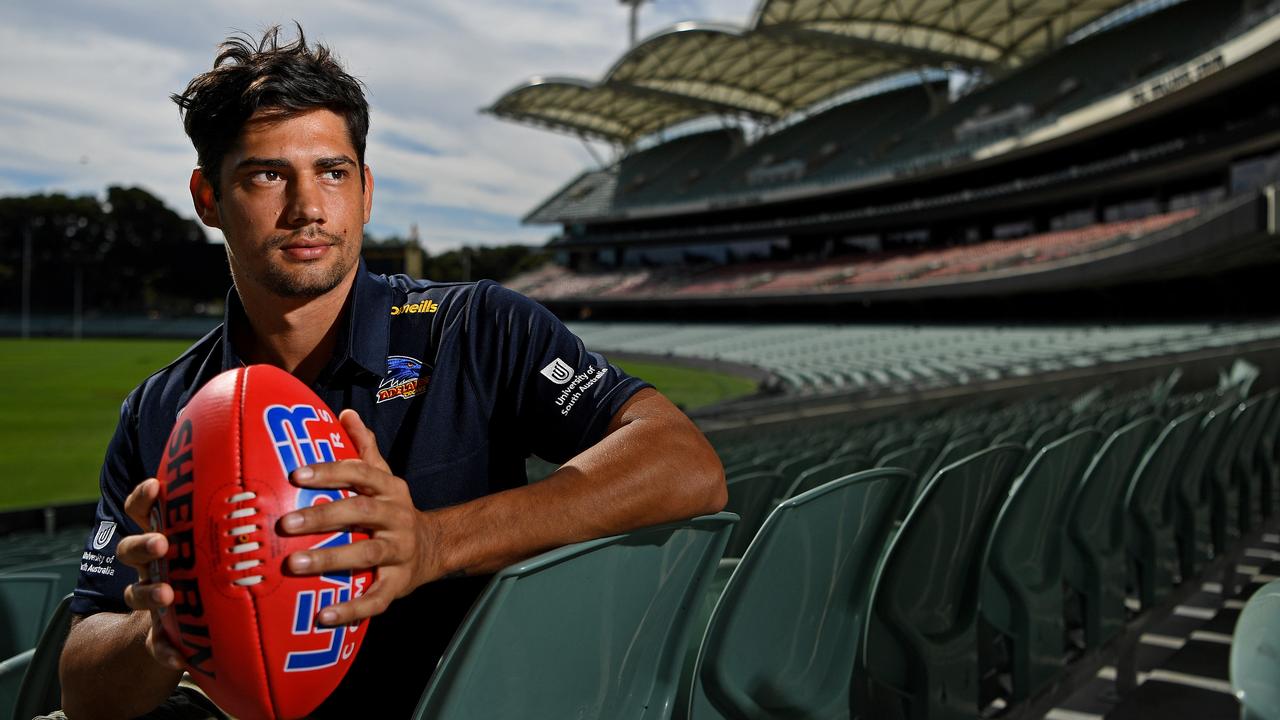 Crows forward Shane McAdam at Adelaide Oval. Picture: Tom Huntley