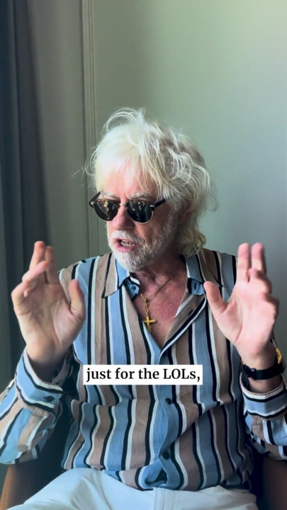 Bob Geldof's advice to teens on activism in 2025