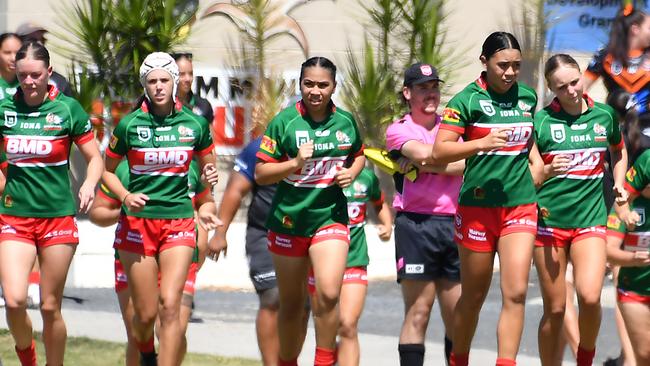 Harvey Norman under 19 rugby league between Wynnum-Manly and Norths Devils. Saturday February 25, 2022. Picture, John Gass