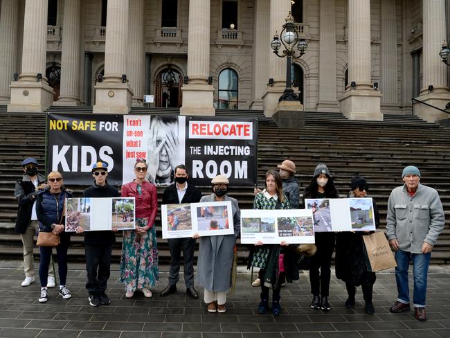 There has been contention about the Richmond injection room’s proximity to a school. Picture: NCA NewsWire / Andrew Henshaw