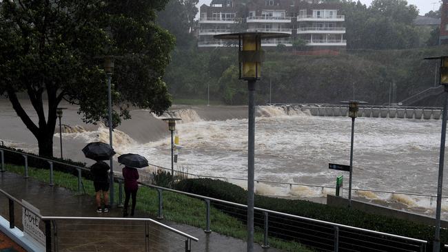 The banks of the Parramatta River over the weekend. Picture: NCA NewsWire/Bianca De Marchi