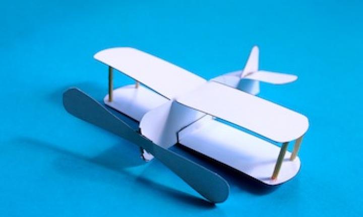 Make A Cut And Fold Biplane Video Kidspot