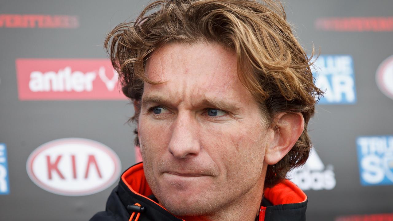 James Hird was under siege at the time of the call.