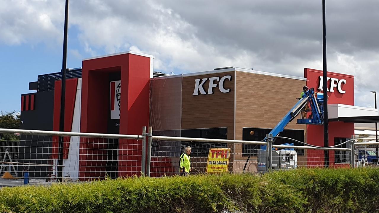 The new KFC in Rasmussen is taking shape. Photo: Supplied.