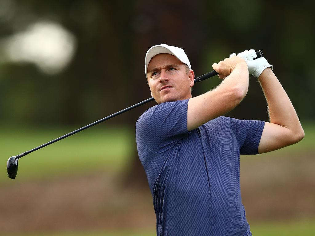 Nick Voke during round two of the 2025 Webex Players Series Sydney at Castle Hill Country Club. Picture: PGA of Australia/Brett Costello