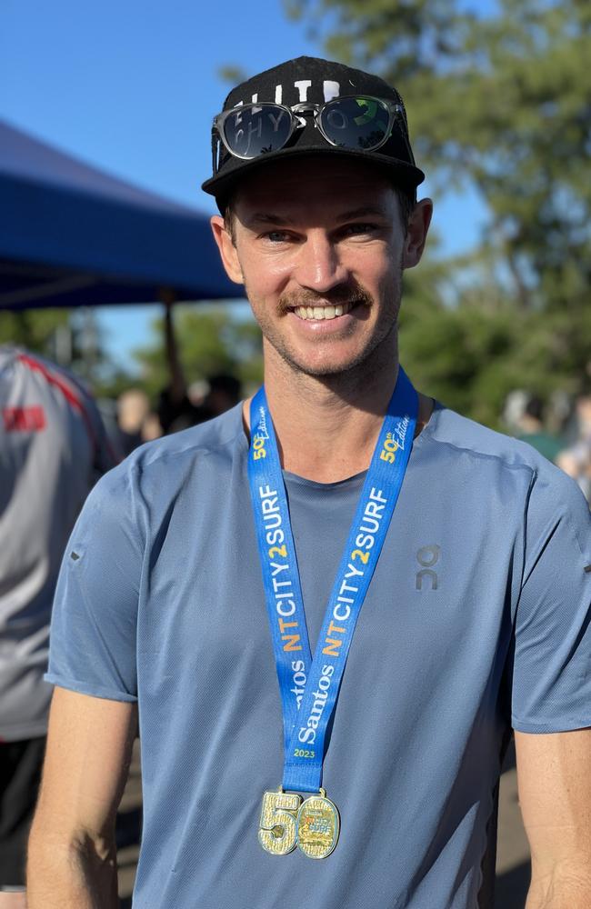 2023’s Men’s 12km winner Tim Hewitt. Picture: Annabel Bowels.