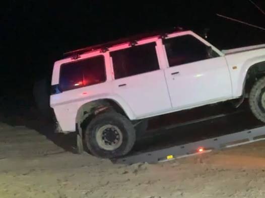 Noosa Police seized a 4WD after it was allegedly spotted doing doughnuts at Teewah Beach over the weekend.