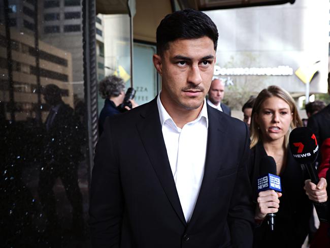 Dylan Brown plead guilty to touching a woman’s breasts without her consent in June 2023. Picture: Adam Yip