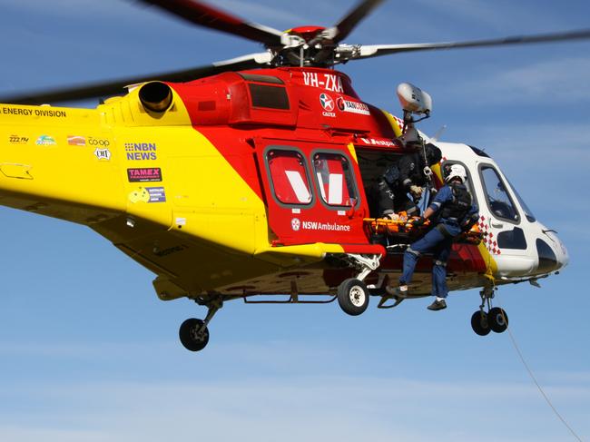 An interagency exercise between Police Rescue and the Westpac Rescue Helicopter crews was held at Lismore on June 1, 2021. Photo: Alison Paterson