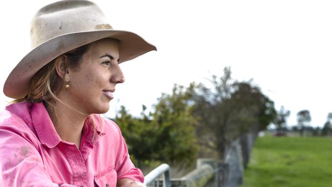 Claire Templeton, 25, Nar Nar Goon, runs her own business Square Mile Meats.Photo: DANNIKA BONSER