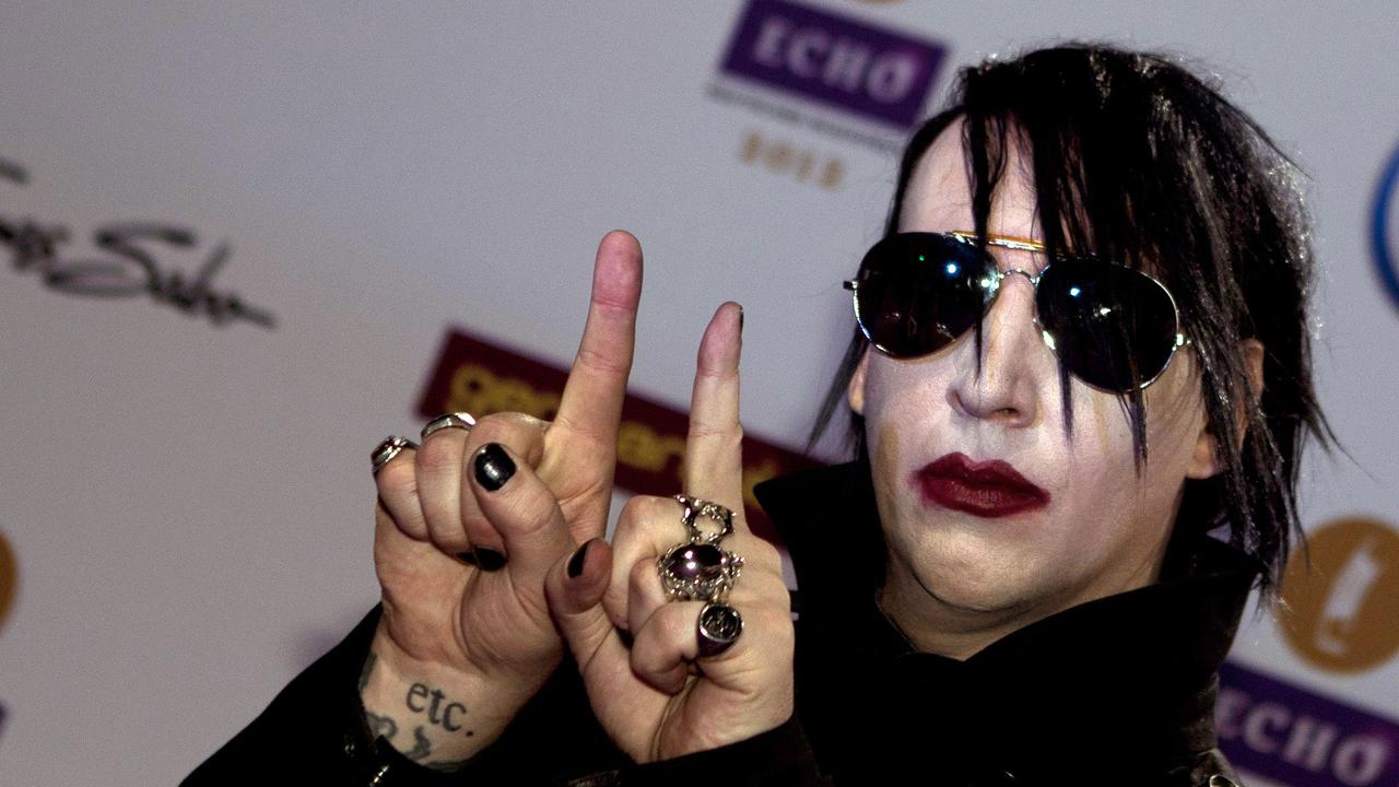 Marilyn Manson has been hit by scandal this week. Picture: AP