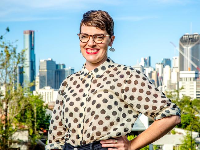 State Member for South Brisbane Amy McMahon at Highgate Hill, Friday, November 20, 2020 - Picture: Richard Walker