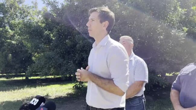 Bundaberg Labor MP Tom Smith speaks on coal mine decision at Welcome Creek.